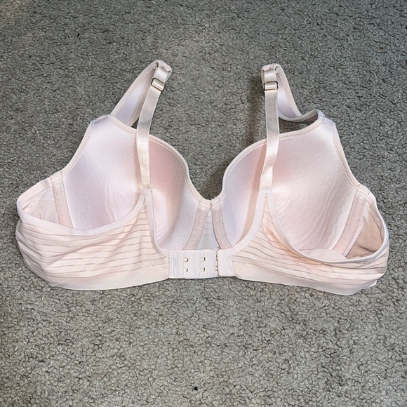 Thirdlove 24/7 Seamless Stripe Full Coverage Bra Soft Peach 38B - Picture 5 of 8
